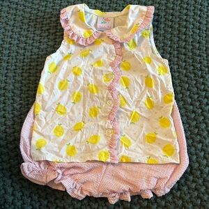 Stitchy Fish lemon outfit